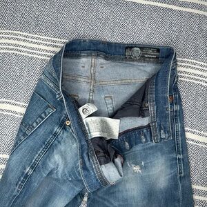 Diesel Blue Relaxed Jeans with Contrast Stitching